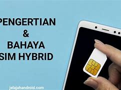 Maksud Slot Sim Bersifat Hybrid Slim 4 Adalah